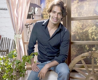 O modelo Caco Ricci, eliminado ontem de 