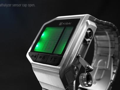 Relgio possui abertura para o usurio assoprar