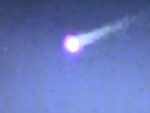 Objeto foi avistado por moradores em Lagoinha e cidades vizinhas.