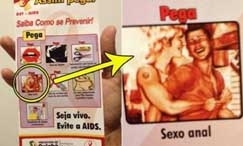 Imagem ganhou repercusso nas redes sociais e prefeitura diz que panfletos foram retirados de circulao h duas semanas