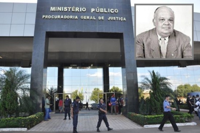No destaque, o ex-procurador-geral Luiz Vidal: luto