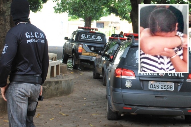 Suspeita prestou depoimento ontem  Polcia Civil; GCCO investiga do caso