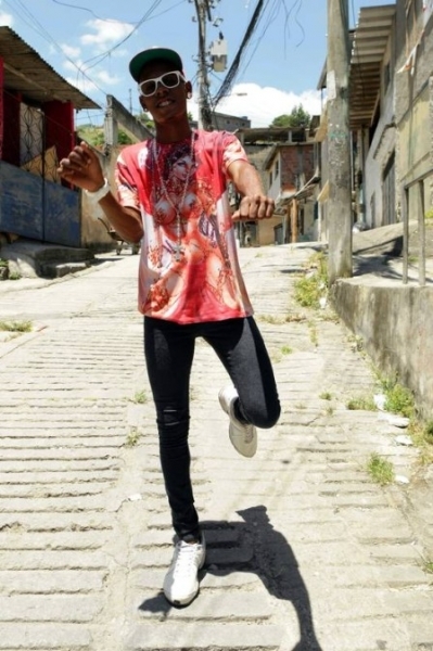 Paulo Vitor, em foto tirada na Coronel Lencio, em fevereiro deste ano