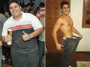 Yann perdeu 41 kg em menos de 1 ano; fotos mostram antes e depois