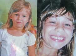Dois momentos da pequena Ida Vernica Feliz, que foi sequestrada dentro de casa no ltimo dia 26 de abril, em Cuiab