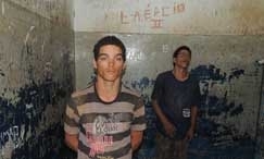 Malone Oliveira Pinheiro, de 20 anos, e Deque Oliveira, de 27, foram presos pela acusao de estupro e assalto