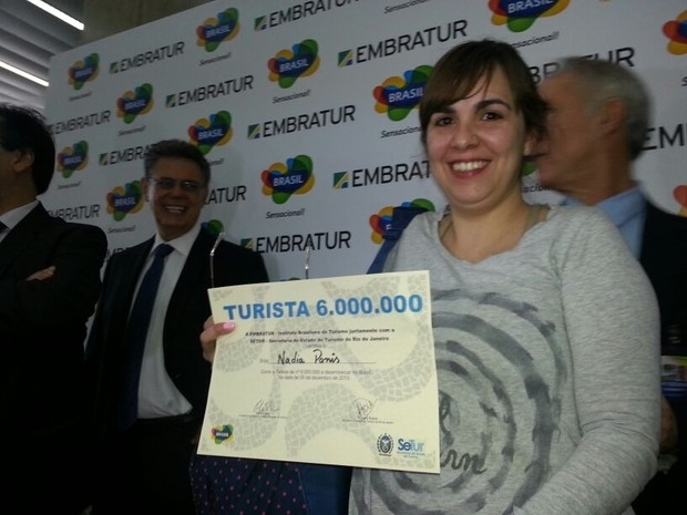 Argentina  a turista nmero seis milhes a chegar no Brasil