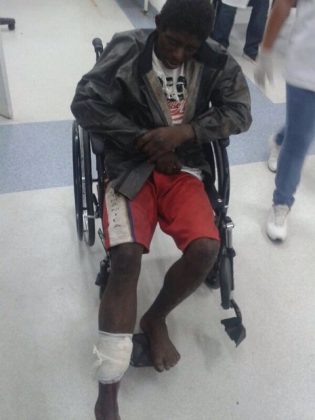 Reginaldo foi levado ao PS e medicado