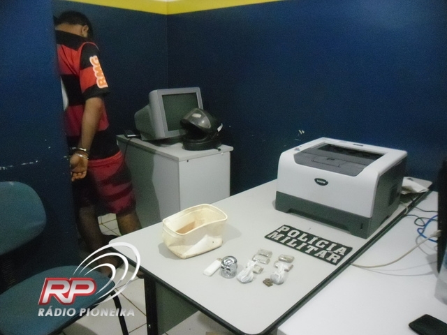 Junior Lira foi preso h cerca de 20 dias, com droga no Jardim dos Ips