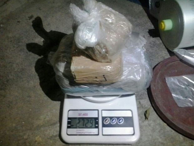 Entorpecentes e materiais apreendidos pela Polcia Militar da Paraba aps denncia annima