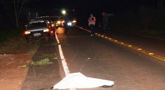 Acidente prximo a rotatria da Vila Paulista no sentido Rondonpolis - Guirantinga.