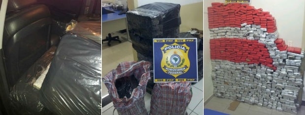 Maconha apreendida totalizou 498 quilos