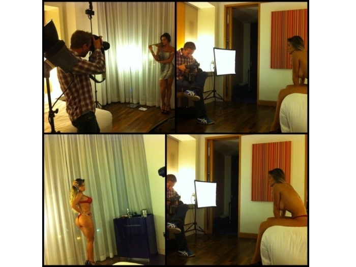 Andressa Urach aparece s de lingerie em novo ensaio