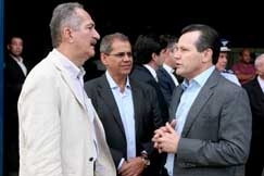 Ontem, obras da Arena Pantanal foram vistoriadas pelo ministro, que pediu mais divulgao do uso do espao no ps Copa