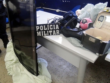 Materiais foram recuperados em uma casa no centro de Vrzea Grande