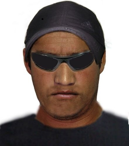 Retrato falado suspeito de matar comerciante no centro de Cuiab