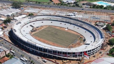 Gramado do Beira-Rio foi centralizado em quatro metros