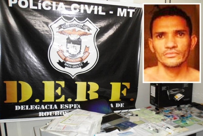 O pistoleiro Andrezinho (detalhe)  fugitivo da PCE e acusado de tentar matar empresrio