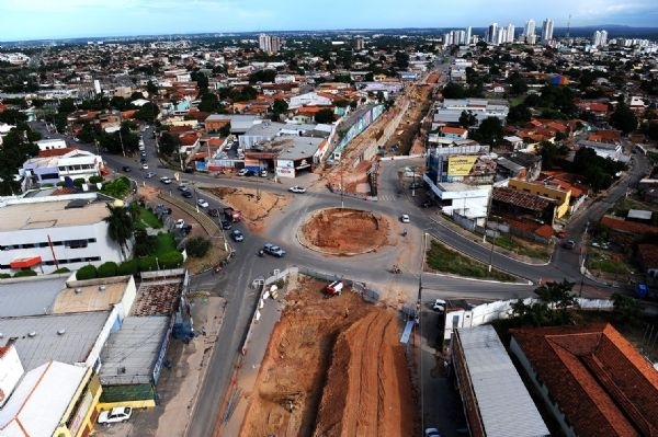 Obras da Grande trincheira da Miguel Sutil (Jurumirim - Dante de Oliveira)