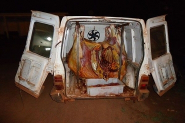 furg�o abastecia a�ougues em S�o Felix