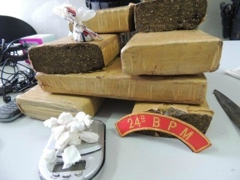 Droga foi apreendida durante operao de carnaval