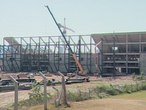 Arena Pantanal  construda onde antes existia o estdio Verdo