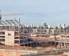 Empresa faz parte dos cons�rcios para constru��o da Arena Pantanal e tamb�m do VLT