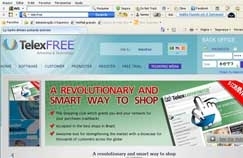 Na pgina oficial da TelexFree na internet, Pawelek destacou o pequeno espao reservado aos servios de telefonia