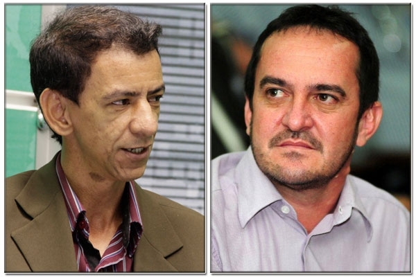 Candidatos Adair Jos (PMDB) e Chiquinho do Posto (PSD)
