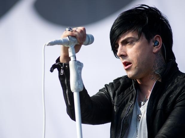 O vocalista Ian Watkis durante show da banda Lostprophets no ano retrasado, em Londres