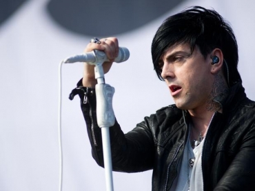 O vocalista Ian Watkis durante show da banda Lostprophets no ano retrasado, em Londres