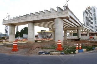 Viaduto do Despraiado: obra  uma das mais avanadas