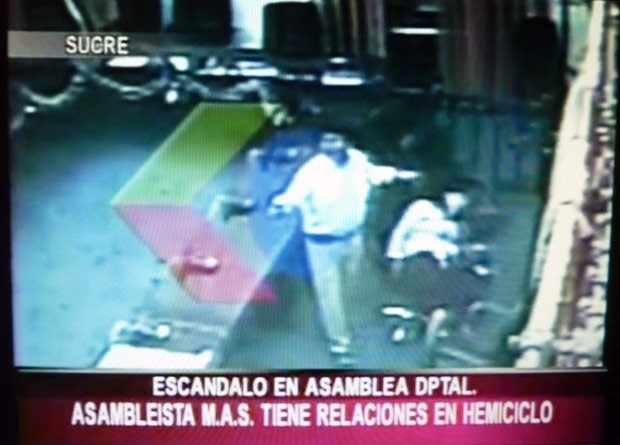 Imagem de circuito de segurana mostra a agresso