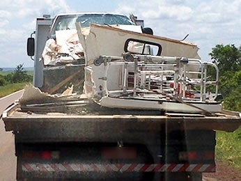 Ambulncia transportava paciente de Cuiab para gua Boa