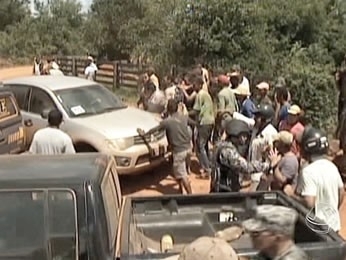 Houve confronto entre produtores e pol�cia em Maraiwatsede