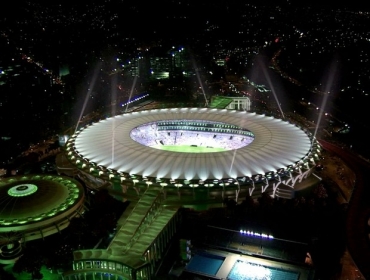 Simulao de como ficar a nova iluminao do Maracan aps a reforma