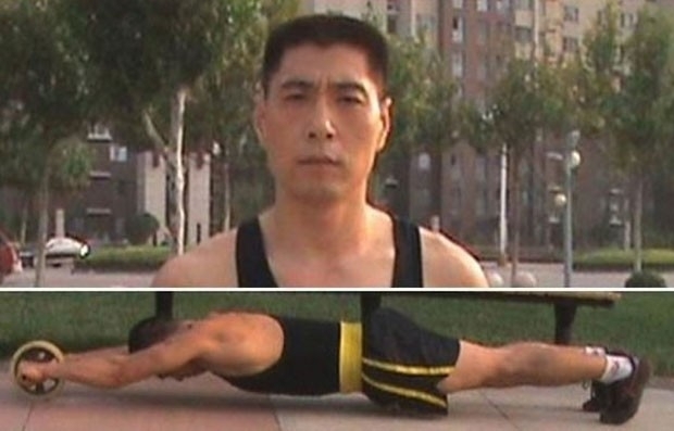 Shen, de 38 anos, � mestre de kung fu com 20 anos de experi�ncia e f� confesso de Bruce Lee.