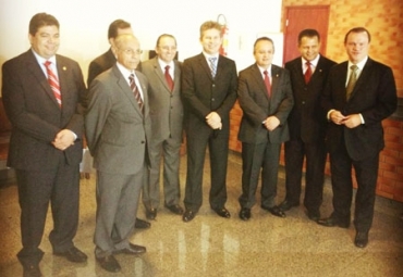 Cidinho Santos, Jlio Campos, Galindo, Mauro, Taques, Valtenir e Wellington Fagundes