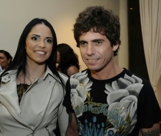 Cantor Hudson, da dupla Edson & Hudson e a ex-mulher Larissa Lopes