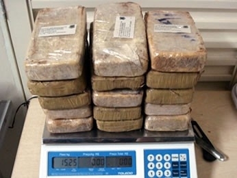 PF apreendeu 46 tabletes de cocana em caminho