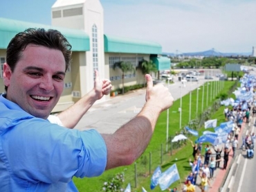 C�sar Souza J�nior foieleito prefeito de Florian�polis, capital de Santa Catarina