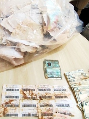 Ttulos de eleitor foram encontrados em Vrzea Grande