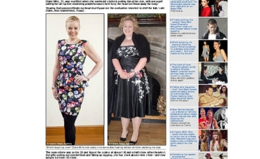 A BRIT�NICA CLAIRE MILLS ANTES E DEPOIS