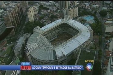 Pea estava solta e no resistiu  chuva na capital paulista