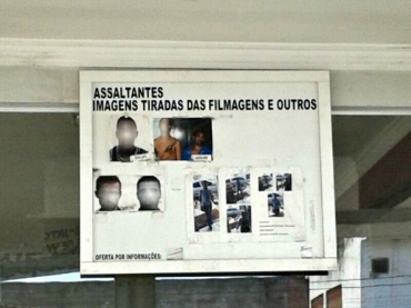 Imagens de suspeitos de assaltos s�o divulgadas em posto 