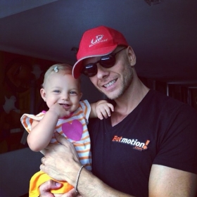 Xuxa com a filha, Brenda