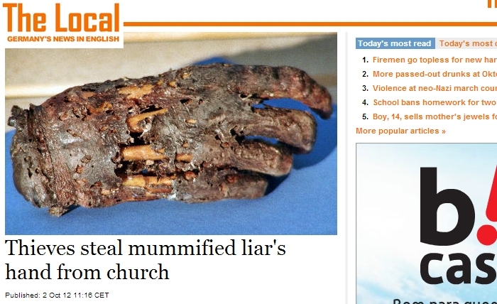 Se a mo roubada era mesmo de um ladro, o cara que roubou vai ter cem anos de perdo?