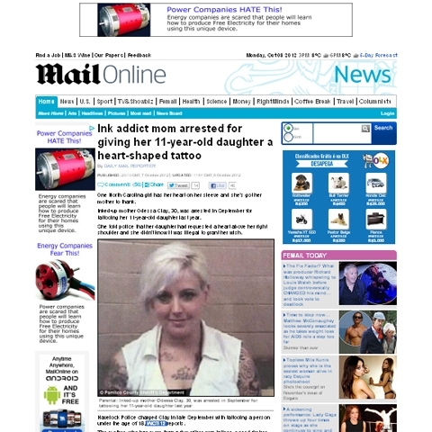 Mulher acreditava que tatuagem poderia ser feita com seu consentimento