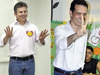 Candidatos Mauro Mendes e Ldio Cabral vo se enfrentar nas urnas no segundo turno em Cuiab