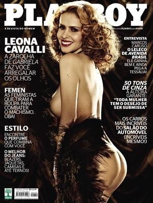 Leona Cavalli no quis dar muitos detalhes sobre o que os leitores da Playboy vero nas pginas da edio de outubro